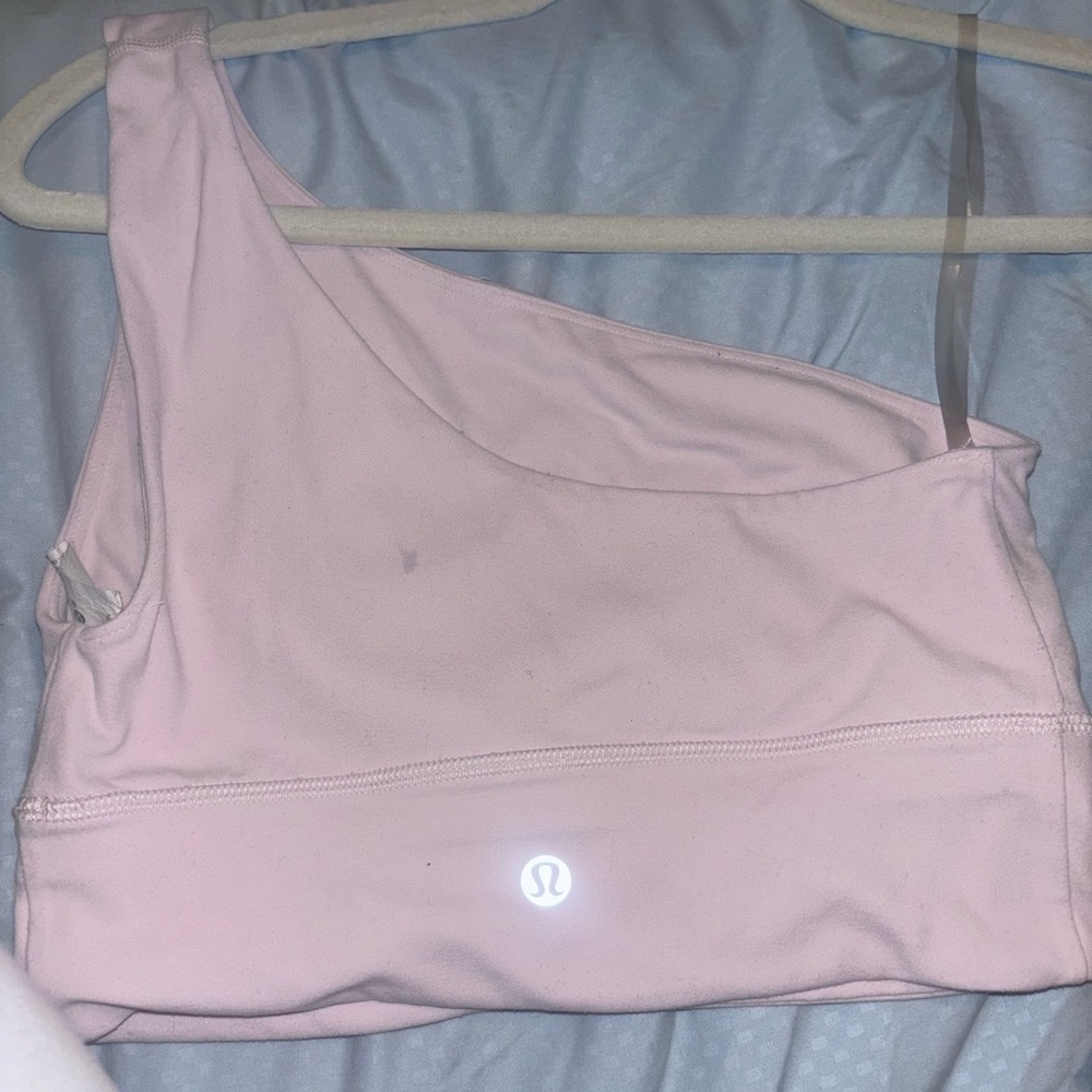 Lululemon pink one strap Bra